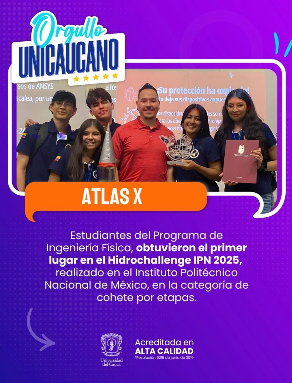 Equipo Atlas X, Ing.Física